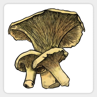 Three Mushrooms Magnet